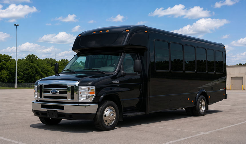 20-passenger minibus for charter in Plantation, FL