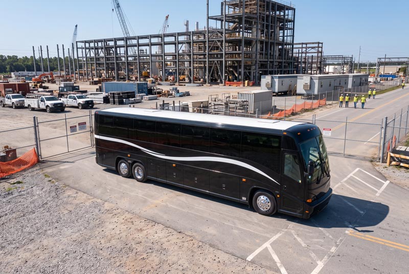 Construction Site Shuttle Bus Rentals in Plantation, FL